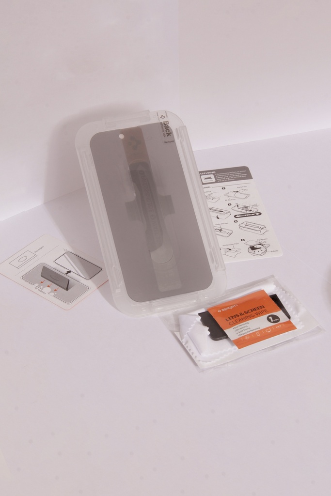 Lamina Spigen Privacy con Soporte Iphone 14 pro